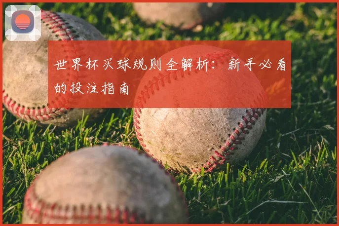 世界杯买球规则全解析：新手必看的投注指南